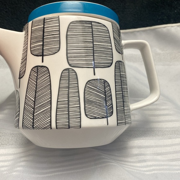 John Lewis  'Little Trees' Teapot Mid Century Retro Style made by Stokes - Picture 13 of 16